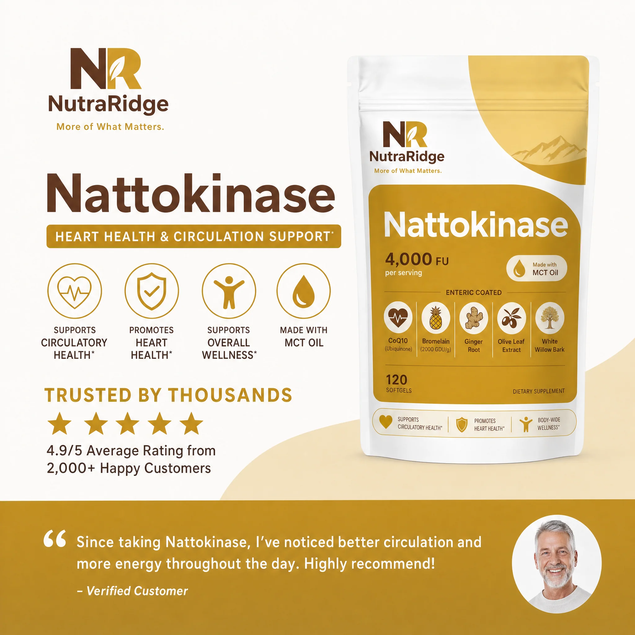 Nattokinase 10,000FU Complex - Image 4